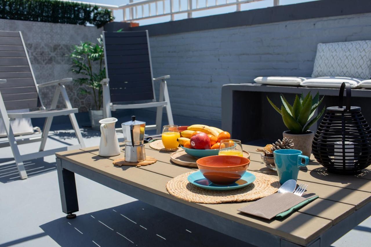 Florit Flats - Cabanyal 3 Bedroom Wifi Ac Terrace Beach Penthouse Valencia Exterior foto